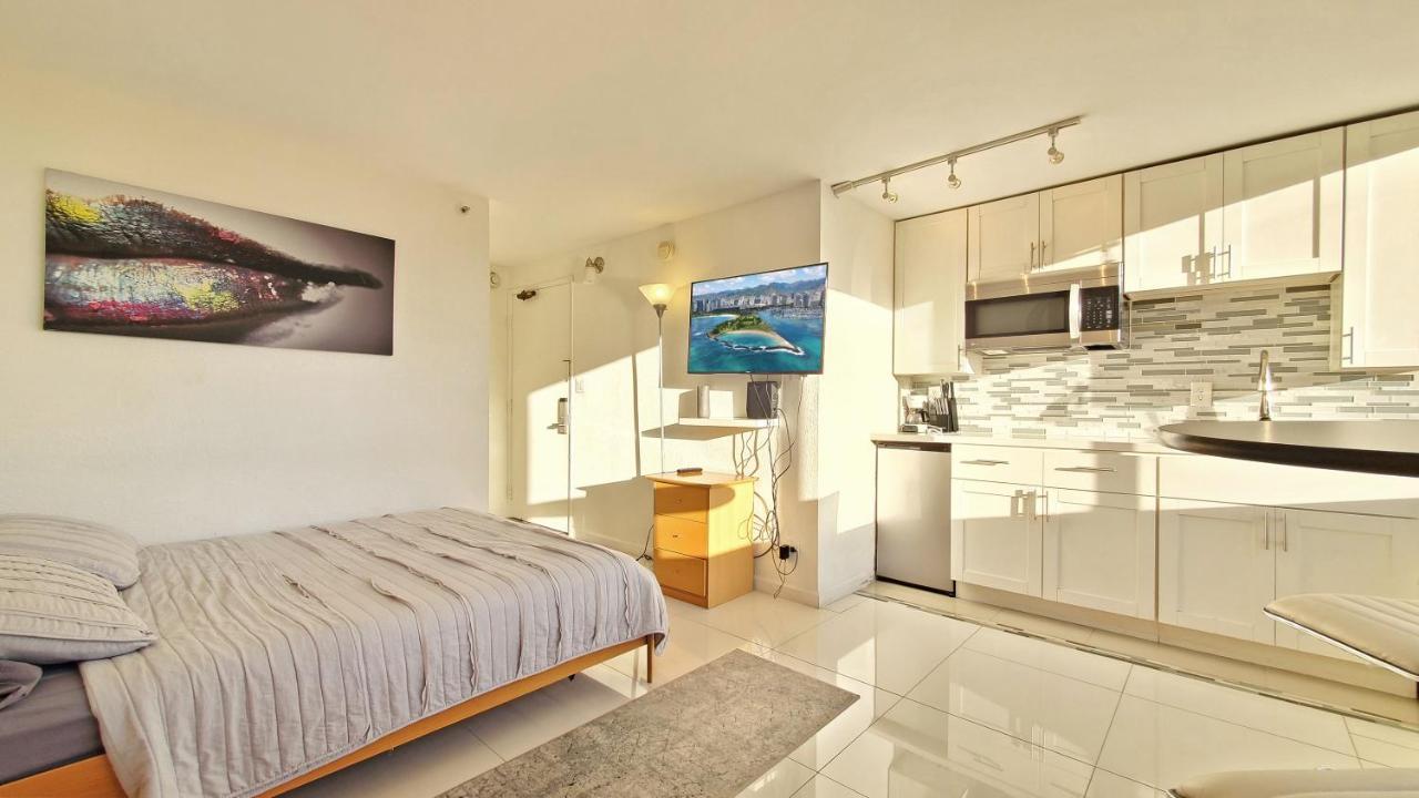 Waikiki Beach Cozy Studio No Resort Fee Honolulu Eksteriør billede